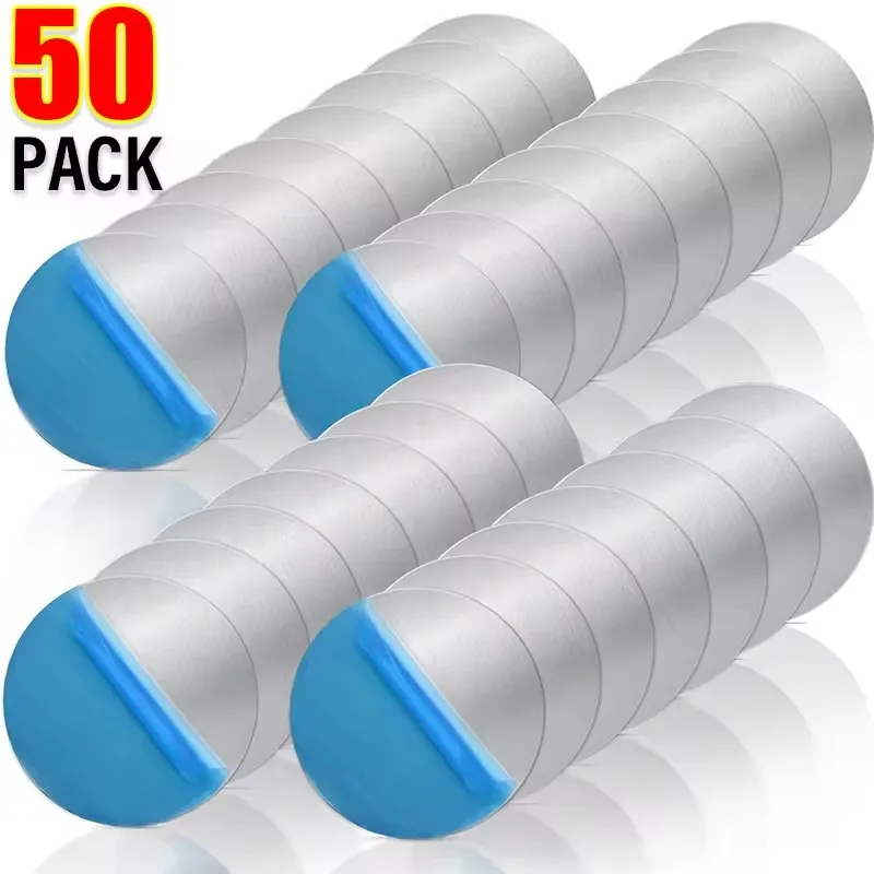 Phone Accessories Useful - 1/50 unidades de pegatinas metálicas ultrafinas