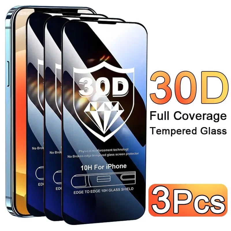 Phone Accessories Useful - 3 Fundas Protectoras de Cristal para